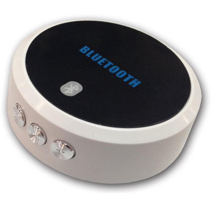 Spritech(TM) Bluetooth Stereo Receiver with MIC Support Mobile Computer Iphone ipad and other Smartphones White N2