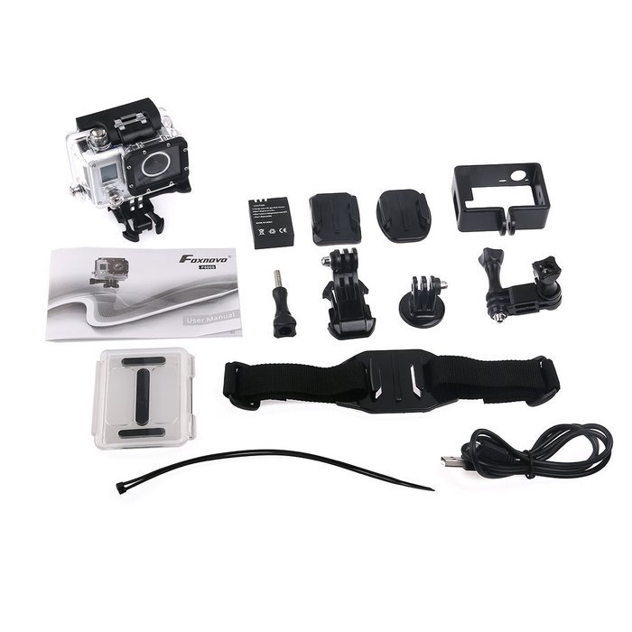 Foxnovo F8000 30M Waterproof Sports Camera 20MP FHD 1080P H.264 Digital Camcorder Car DVR Mini DV with WIFI HDMI... N7