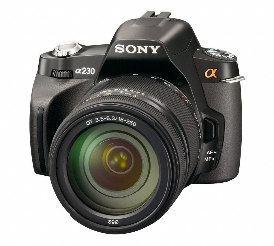 Sony Alpha A230Y 10.2 MP Digital SLR Camera with Super SteadyShot INSIDE Image Stabilization and 18-55mm and... N11