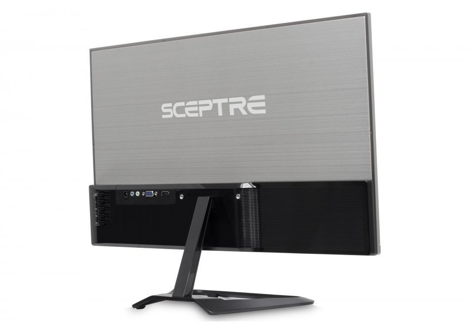 Sceptre E E225W-1920R 22" Ultra Thin LED Monitor Full HD 1080P HDMI, Metallic