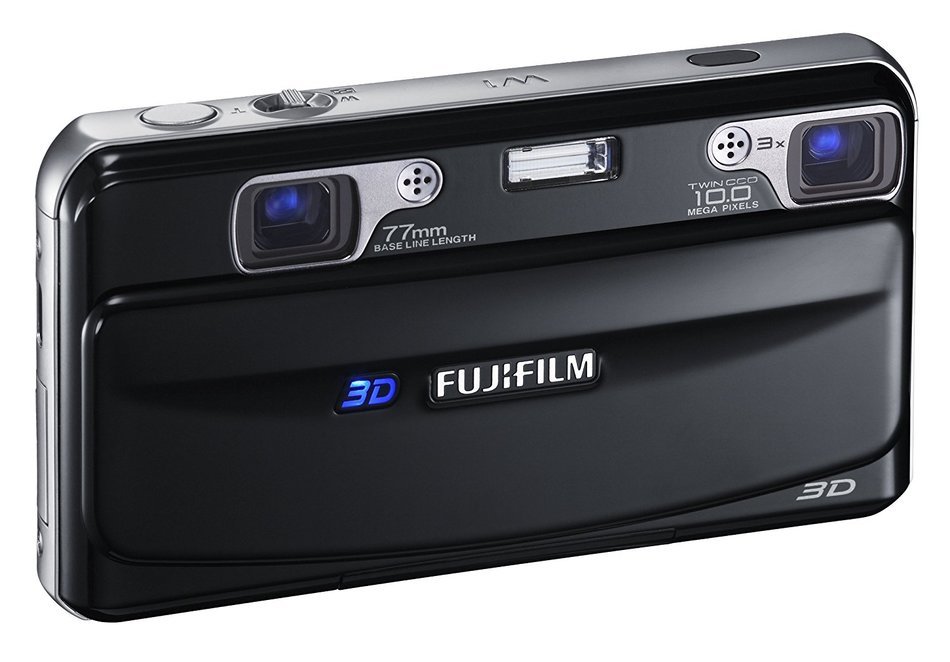 FUJIFILM 3D Camera FinePix REAL (Black) F FX-3D W1 - International Version (No Warranty) N9