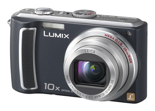 Panasonic Lumix DMC-TZ4K 8.1MP Digital Camera with 10x Wide Angle MEGA Optical Image Stabilized Zoom (Black) N2