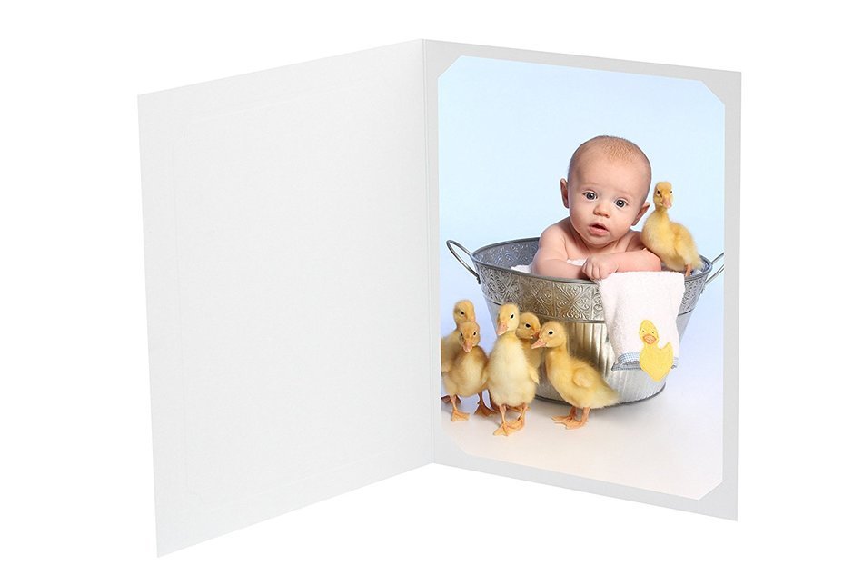 Tyndell White T-30 Photo Folder 4x6/5x7 (10 Pack)