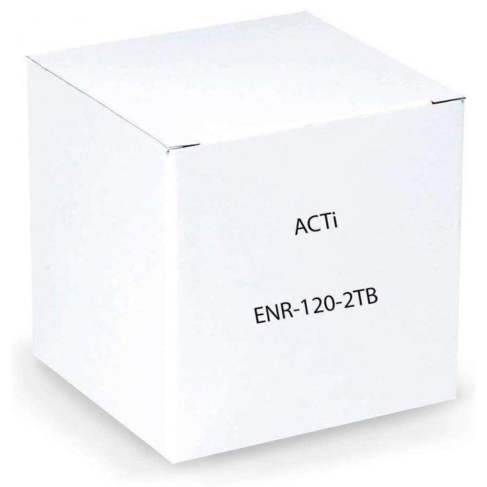 ACTi Standalone NVR ENR-120-2TB Encoder Video Camera (Black)