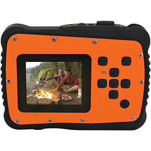 COLEMAN C6WP-O 12.0-Megapixel MiniXtreme HD Video Waterproof Digital Camera (Orange)