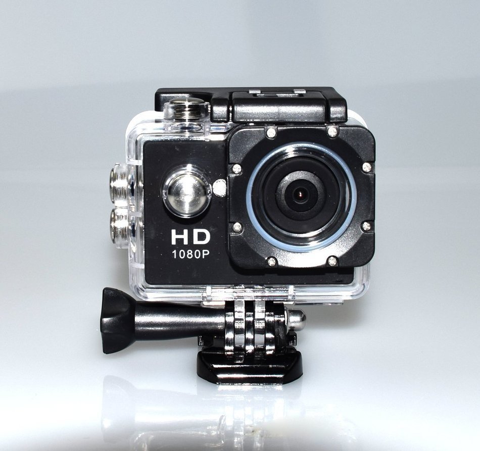 HD 1080P Sports Mini Video Camera 2" TFT Screen Action Diving Record with 30 Meter Waterproof Helmet Mount Kit... N4