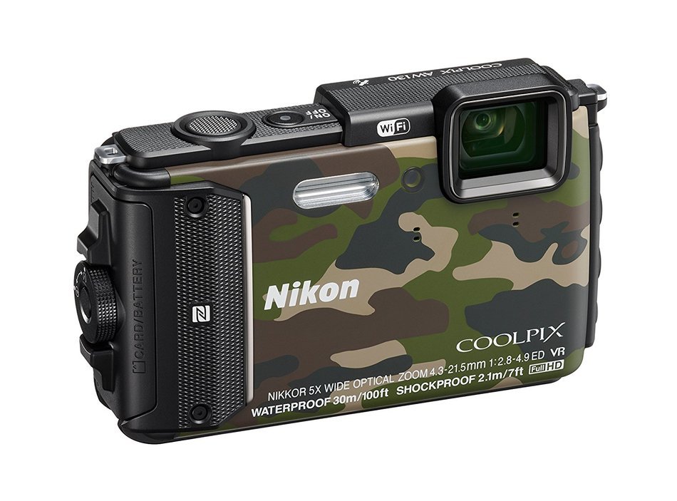 Nikon Coolpix AW130 Shock & Waterproof GPS Digital Camera (Orange) - International Version N16