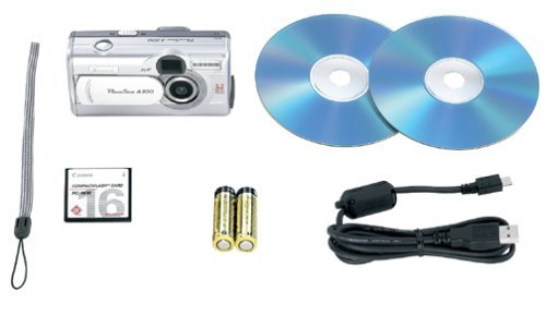 Canon PowerShot A300 3.2MP Digital Camera with 5.1x Digital Zoom N4