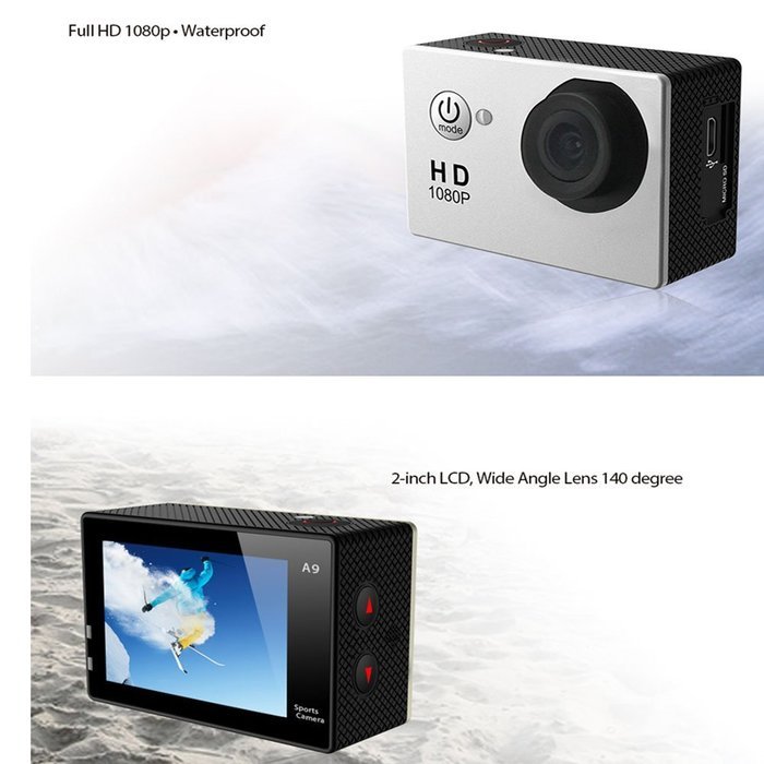 Generic 1080p Sports Camerafpv Home Burglar Head Sports Outdoor Sports Marine Sports Diving Car Recorder DVR Cam... N2