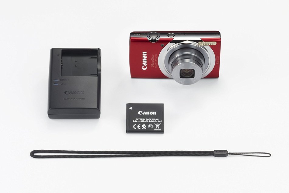 Canon PowerShot ELPH140 IS Digital Camera (Gray) (Discontinued by Manufacturer) N7