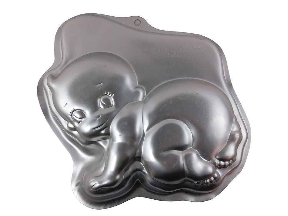 Wilton Itsy Bitsy Crawling Infant Baby Cake Pan Retired 2000