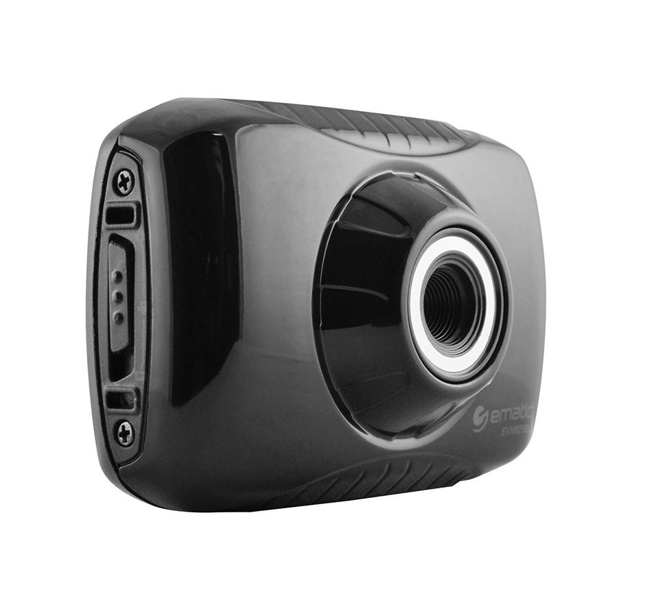 Ematic EVH625BL AVI Video Recording ActionCam HD with Post and Helmet Mount N4
