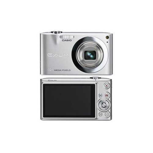 Casio Exilim EX-Z100 10.1 MP with 4x Optical Zoom Compact Digital Camera (Silver)