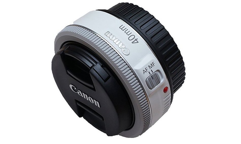 Canon EF 40mm f/2.8 STM Pancake White Lens For The Canon T1i, T2i, T3, T3i, T4i, T5, T5i, 10D, 20D, 30D, 40D,...