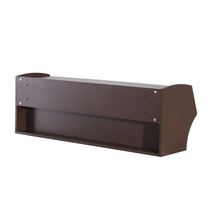 HomCom 49&rdquo; Wall Mounted Floating Media Console - Black N18