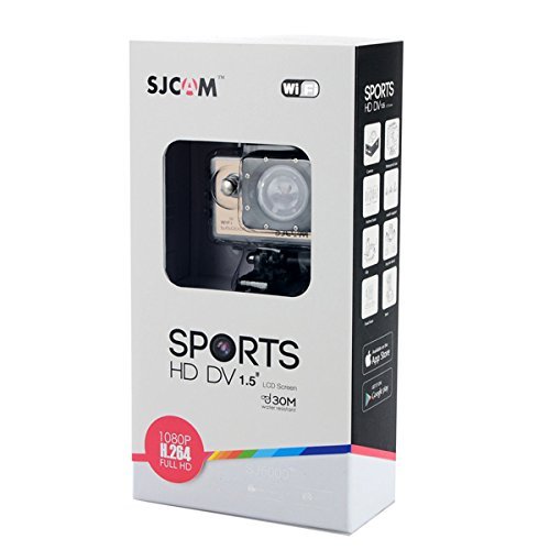 SJCAM SJ5000 Plus 16MP WiFi Action HD Camera Ambarella A7LS75 Waterproof - Gold N7