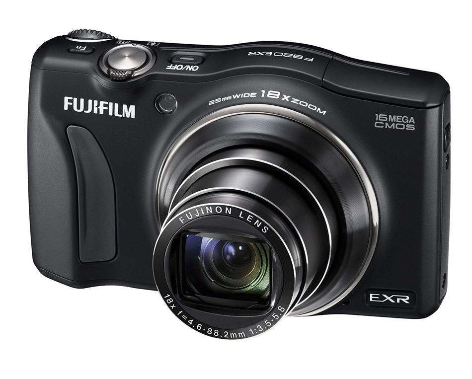 Fujifilm FinePix F820EXR 16MP Digital Camera with 3-Inch LCD (Black) N3