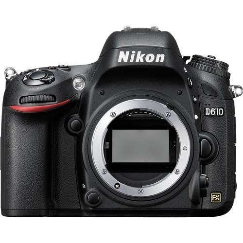 Nikon D610 FX-format Digital SLR Camera Body, 24.3MP, USA Warranty - Bundle with Adobe Photoshop Lightroom 6 N5