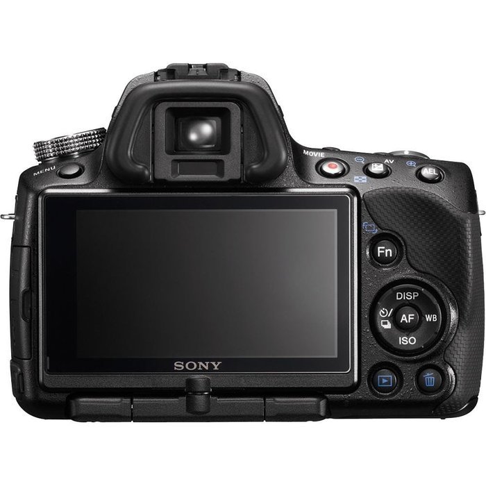Sony Alpha SLT-A55V DSLR with Translucent Mirror Technology and 3D Sweep Panorama (Camera Body only) (Black) N2