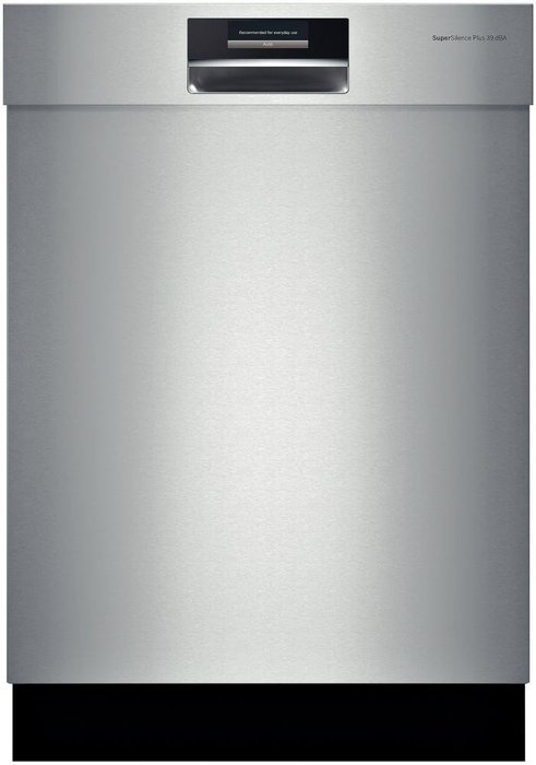 Bosch SHE9PT55UC: 24" Recessed Handle Dishwasher SHE9PT55UC Benchmark Series- Stainless steel