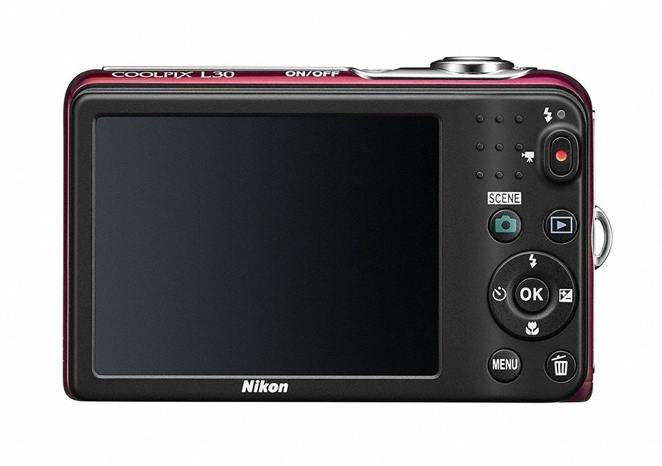 Nikon digital camera COOLPIX L30 5 times zoom dry cell type red L30RD 20,050,000 pixels N3