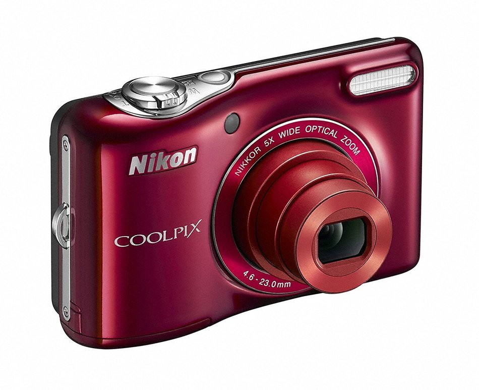 Nikon digital camera COOLPIX L30 5 times zoom dry cell type red L30RD 20,050,000 pixels N5