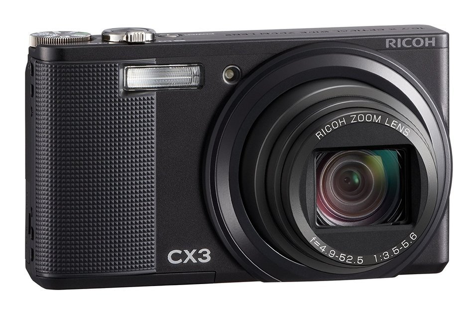 Ricoh CX3 10MP CMOS Digital Camera with 10.7x Wide Angle Optical Macro Zoom and 3.0 inch LCD (Black) N4