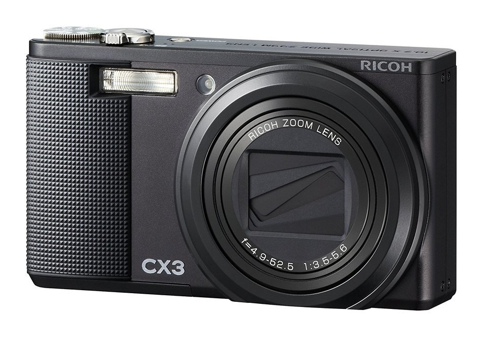 Ricoh CX3 10MP CMOS Digital Camera with 10.7x Wide Angle Optical Macro Zoom and 3.0 inch LCD (Black) N5