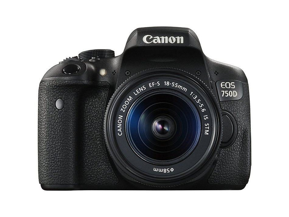 Canon EOS 750D Digital SLR Camera with 18-55mm IS STM - International Version (No Warranty) N8