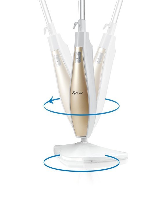 SALAV STM-402 Professional Series LED Steam Mop, 1100-watt, Blue N8
