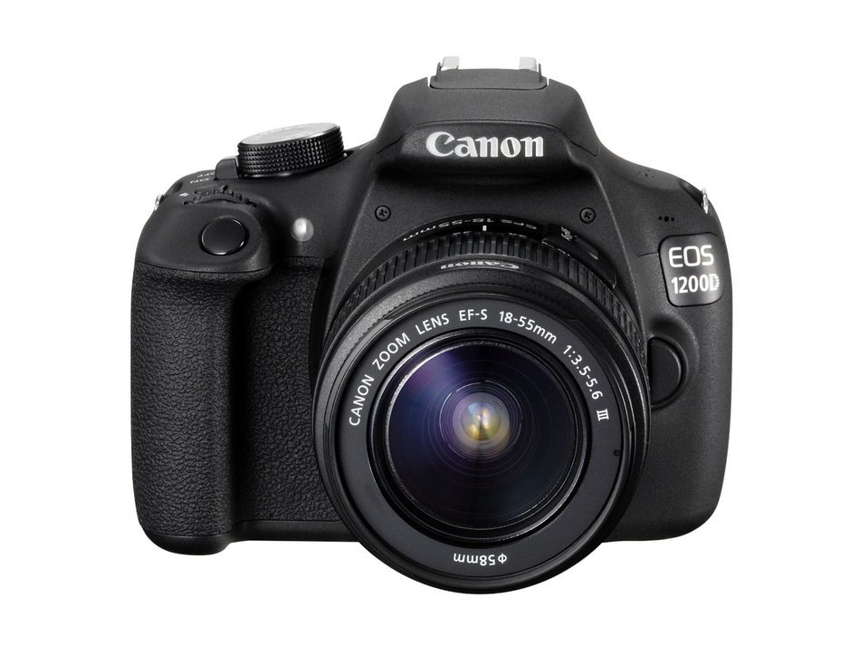 Canon EOS 1200D Digital SLR Camera with EF-S 18-55mm f/3.5-5.6 III Lens - International Version (No Warranty) N5