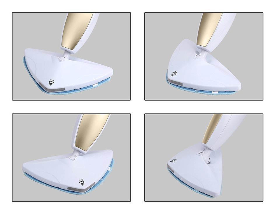 SALAV STM-402 Professional Series LED Steam Mop, 1100-watt, Blue N9
