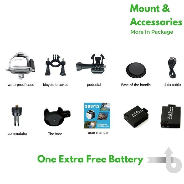 V1 Panoramic Camera 2448*2448 4K 360 Action Camera Deportiva Wifi Sport Cam Driving VR Camera Waterproof Ultra... N2