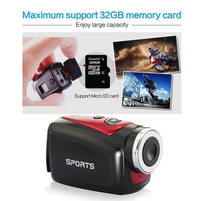 PEAKSPORT SJ4000 Outdoor Sports DVR Cam Action DV Camera Car Recorder 1080P 1.5 Inch 12MP 170 degree Full HD Wide-angle... N8