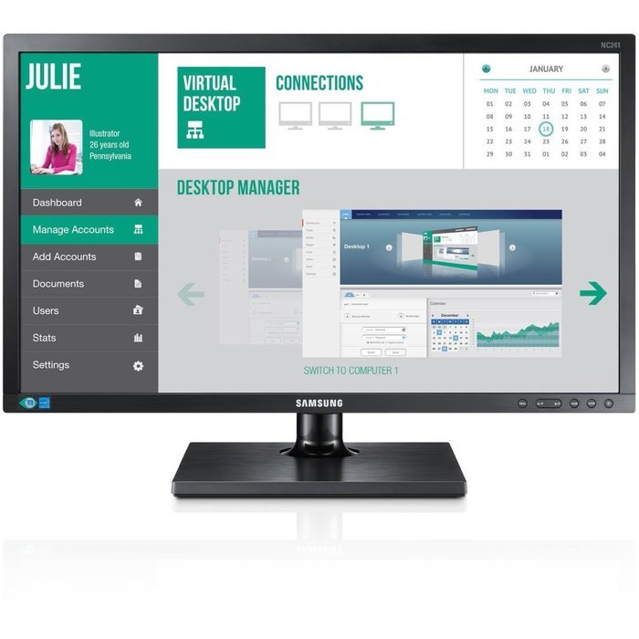 NC241-TS AIO BLK 23.6IN