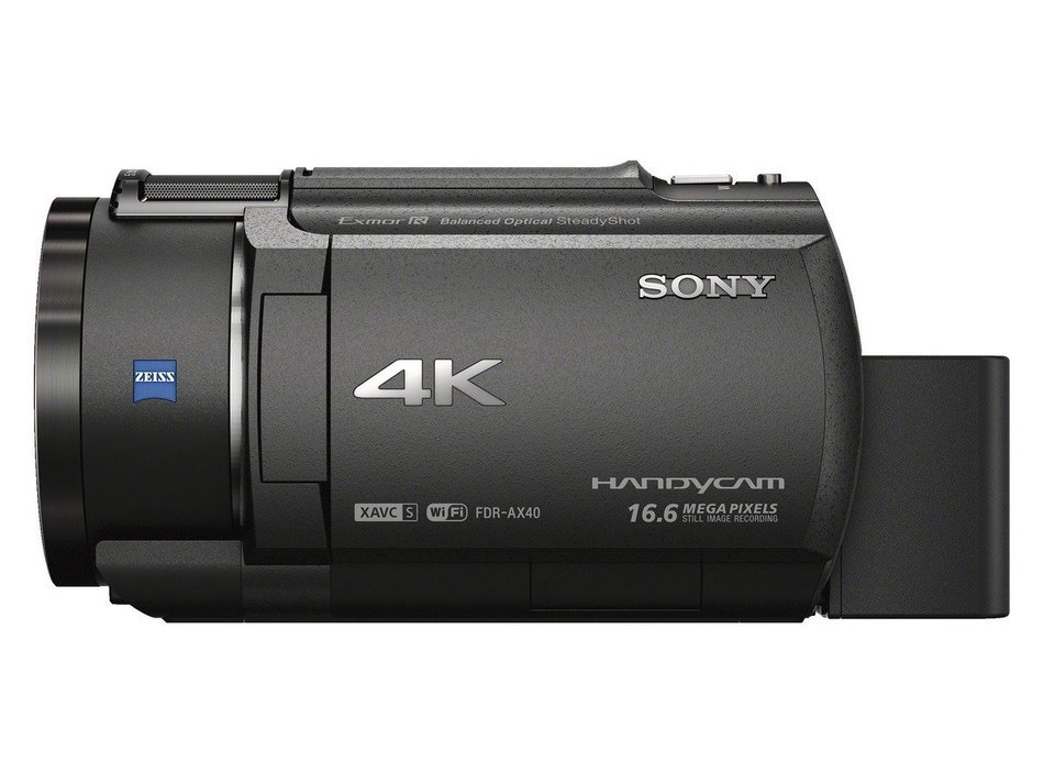 SONY 4K video camera Handycam 20x optical FDR-AX40-B (Black) N4
