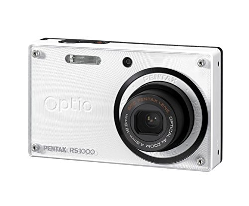 Optio RS1000 14.1 Megapixel Compact Camera - 4.90 mm-19.60 mm - White