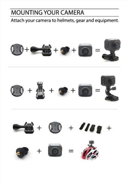 YSF Action VR WiFi Sports DV With Remote Control 220 degree Wide Angle lens LS30 Panoramic Camera N2