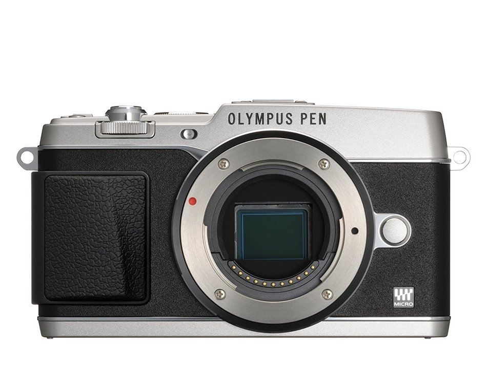 Olympus E-P5 17mm f1.8 and VF-4 16.1 MP Compact System Camera with 3-Inch LCD (Silver with Black Trim) - International... N8