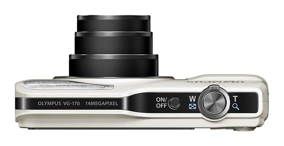 Olympus VG-170 14MP Digital Camera with 5x Optical Zoom (White)