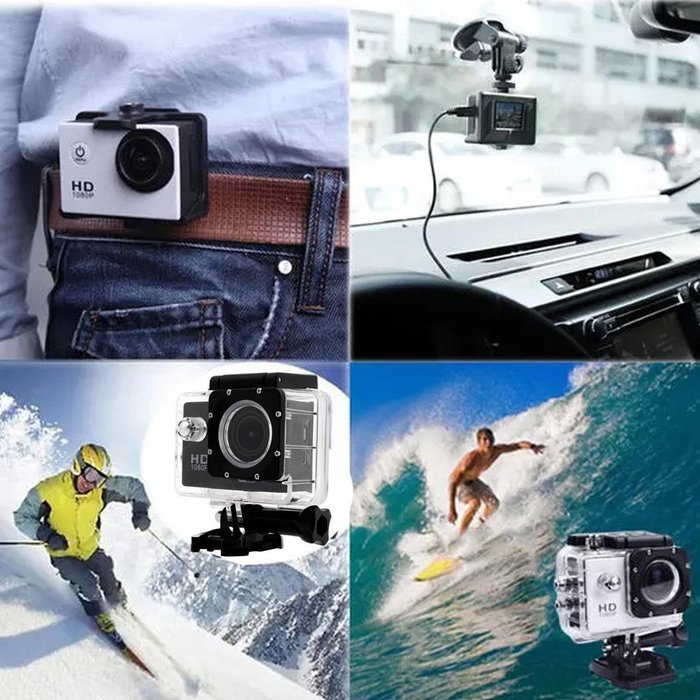 Come Across WIFI 2.0'' 12MP HD 1080P 170Wide Waterproof Helmet Sports Camera Action DV SJ4000 N3