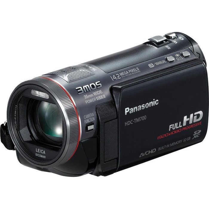 Panasonic HDC-TM700K Hi-Def Camcorder with Pro Control System & 32GB Internal Flash Memory (Black) N2