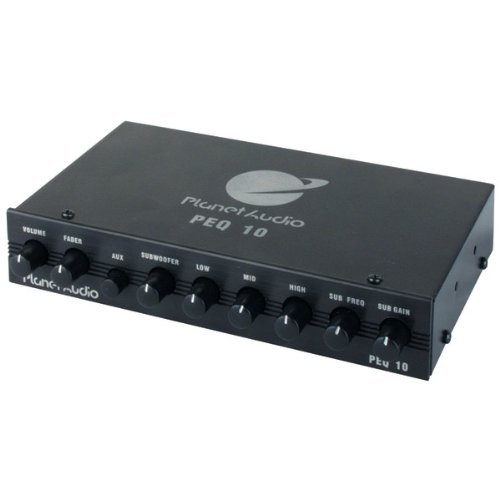 Planet Audio Half-Din 4-Band Graphic Equalizer "Product Type: Amplifiers, Equalizers & Crossovers/Equalizers"
