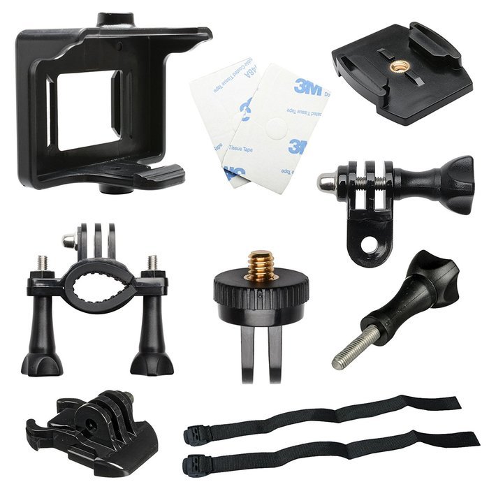 Zuma HD DVR 720p Sports Video Recorder Action Camera Camcorder with LCD Screen + Mounts + 32GB Card + Selfie Monopod... N3