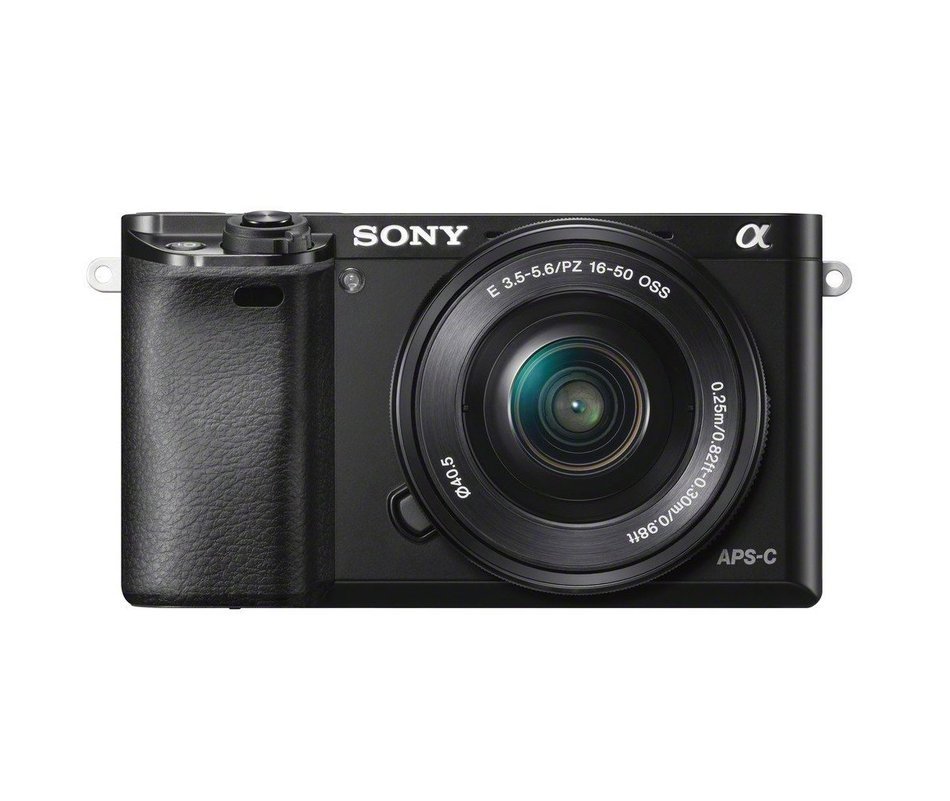 Sony a6000 Mirrorless Camera w/ 16-50mm & SEL55210B Lens & 64 GB SD Card Bundle N3