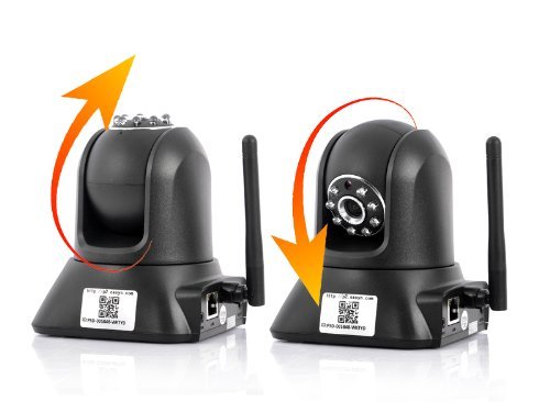 Plug And Play IP Security Camera "Easy-N" - Pan/Tilt, 0.3MP 1/4 Inch CMOS, Two Way Audio N8