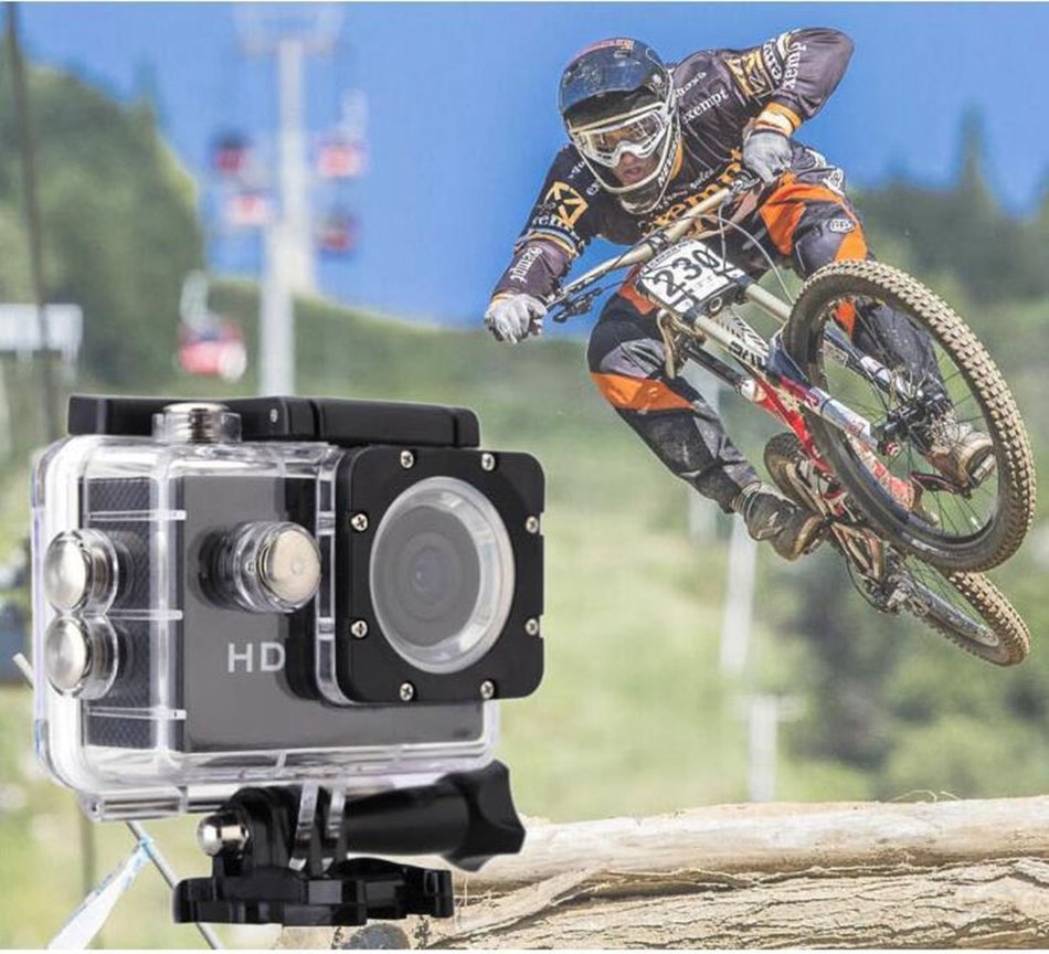Sj4000 1.5" LCD 720p Wearable Style Waterproof Movement Dv Camcorder Sports Helmet Camera Cam Black Us Plug N3