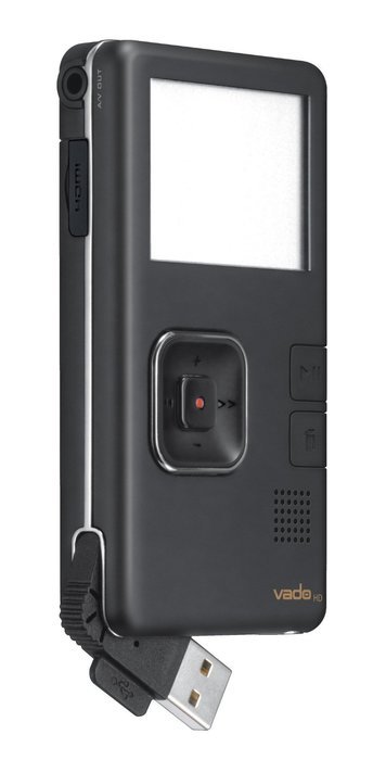 Creative Labs Vado HD 720p Pocket Video Camcorder with 8 GB Video Storage and 2x Digital Zoom (Black) OLD MODEL N4