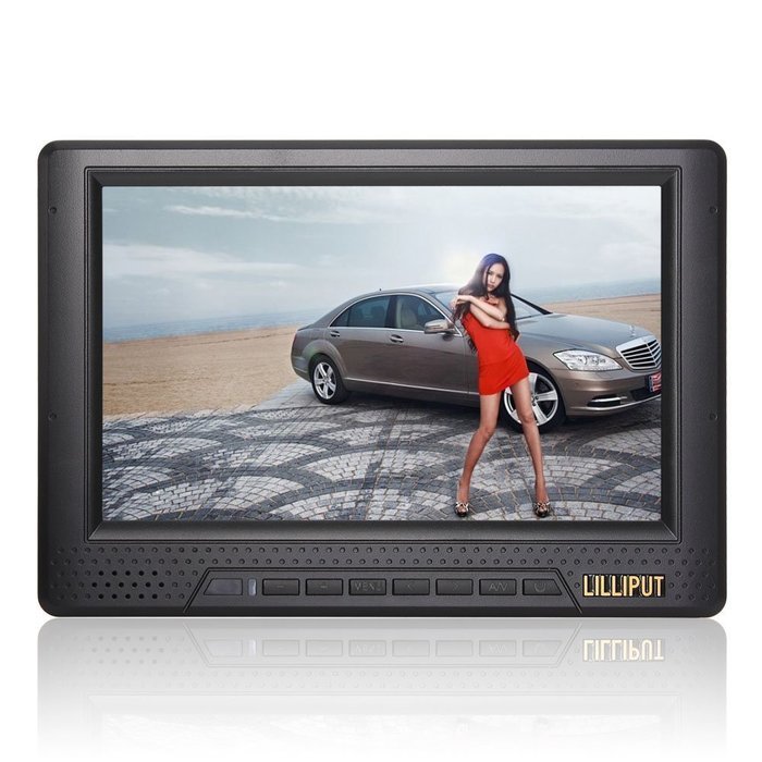 Lilliput 668GL 70NP/H/Y 7" On-camera Field HD Monitor For DSLR with HDMI Ypbpr and Composite... N3