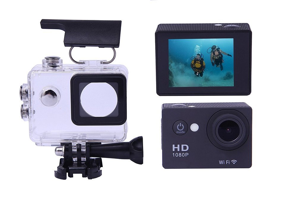 SJ4000 WiFi 2.0-inch Sport Action Camera 1080P HD 170&deg; Wide Angle 12MP Waterproof Sport Video DV Car DVR Wireless...